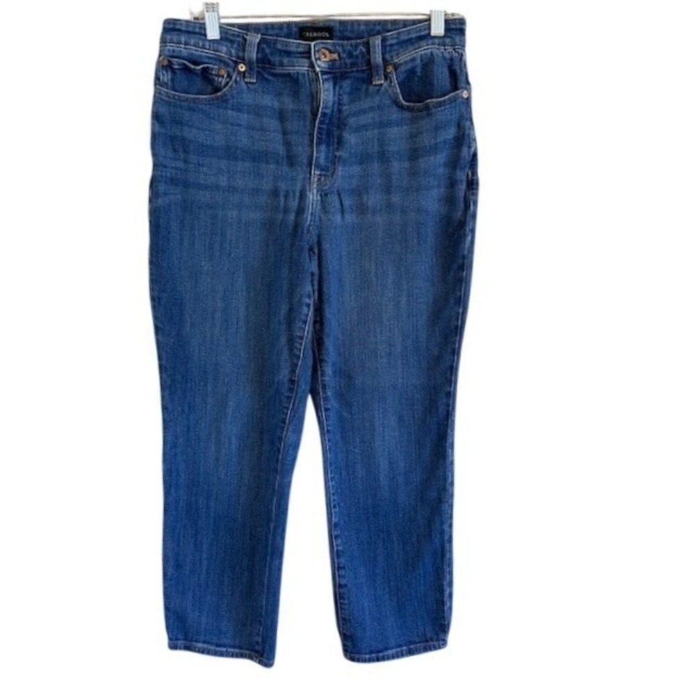 Talbots Women's Denim‎ Blue Modern Ankle Stretch Jeans 8P Petite